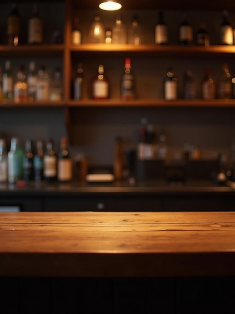 Before - unbranded bar